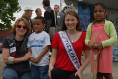 All Smiles with Volunteers
