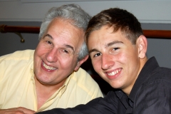 John & Son Enjoying the Volunteer Awards