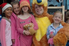 Kids with Baloo at Family Movie Event